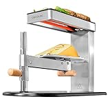 Cecotec Raclette Grill Cheese & Grill 6000 Edelstahl, 600 W, elegantes...