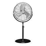 TROTEC Standventilator TVM 18 S – groß, 100w, Neigungswinkel 110°, 3...