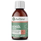 AniForte Lachsöl für Katzen & Hunde 100ml - Natur Fischöl aus Norwegen,...