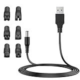 MEROM 5V Universal USB Netzkabel Kabel kompatibel mit Remington Rasierern...