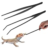 Lnngub 2 Stück Aquarium Pinzette Set, 25cm Gerade Pinzette und 27cm...