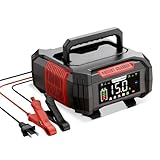 15A/8A Autobatterie Ladegerät,12V/24V Smart vollautomatische Batterie...