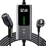 VDLPOWEREU Typ 2 Ladekabel Schuko 3,68kW | 6-16A | 5M, 1-phasig EV...