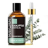 Ätherisches Öle Eukalyptus 100ML, MAYJAM Eukalyptusöl 100% Rein, Ideal...