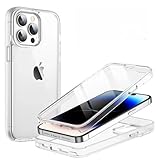 alyru 360 Grad iPhone 13 Pro Hülle, Transparent Komplettschutz mit...