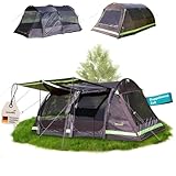 Skandika Tunnelzelt Solheim 6 Protect | Camping Zelt für 6 Personen,...