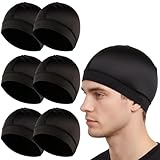 PjuQow 6er Pack Durag, Haarnetz Zum Schlafen, Skull Cap, Bequemes Haarnetz...