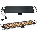 KitchenProPlus Teppenyaki Grill XXL - 2000W Elektrogrill mit...