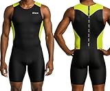 Wixen Herren Performance Triathlon-Anzug, ärmellos, Tri-Anzug, gepolstert,...
