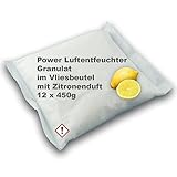 12 x 450g Luft-Entfeuchter Granulat im Vliesbeutel Nachfüllpackung mit...