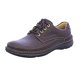 Clarks Nature Three Herren Derby Schnürhalbschuhe, Braun (Mahogany...
