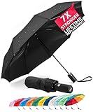 Mr. Pen- Windproof Travel Umbrella, Black, Automatic Umbrellas for Rain...