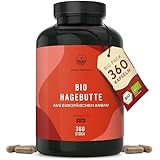 Bio Hagebutten Kapseln hochdosiert – EU Anbau – 3900 mg...