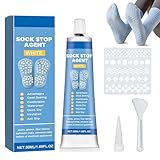 Allony Sock Stop Anti Rutsch, Antirutsch Kleber für Socken,Sockenstopper...
