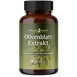 Olivenblattextrakt Kapseln hochdosiert - 120 Kapseln mit 750 mg pro Tag -...