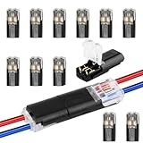 12 Stück Kabelverbinder Wasserdicht 12V, 2-Polige Steckverbinder,...