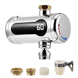 Elektrischer Durchlauferhitzer für Wasserhahn - 3000W, Sofort Warmwasser,...