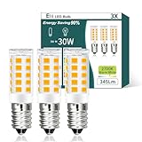 AmmToo E14 LED Warmweiss Birne, 3W 345LM 2700K LED Lampe, Glühbirne E14...