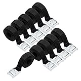 Amazon Basics – Spanngurt, 2.5 m lang, 25 mm breit, Belastbarkeit 150 kg,...