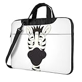 Laptoptasche, Laptoptasche, 35,6 cm (14 Zoll), Zebra-Cartoon-Druck,...