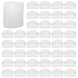 Weiße Kochmützen für Kinder und Erwachsene, verstellbare Kochmütze,...