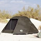 Angelzelt 3 Personen Braun Wasserdicht, UV-Schutz, Polyester...