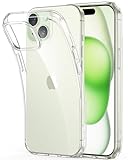 ESR für iPhone 15 Hülle, klares Silikon Case, stoßfeste dünne...