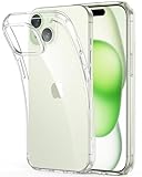ESR für iPhone 15 Hülle, Klares Silikon Case, Stoßfeste Dünne Abdeckung...