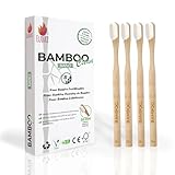 Bamboo Clean Nano Bambus Zahnbürsten, 20.000 weiche und organische...