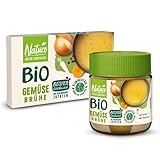 NATUCO Bio Gemüsebrühe Set. 8x je 10g Brühwürfeln &100g Feinkörnige...