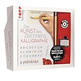 Kreativ-Set Die Kunst des Zeichnens Kalligraphie: Buch für...