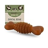 Nosli Natural Toys Dental Bone • Gummi Kauknochen für Hunde • Aus...