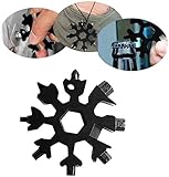18 in 1 Stainless Steel Snowflake Multi Tool, Bprtcra Stainless Steel...