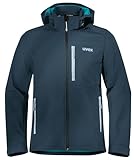 Uvex tune-up Herren Softshelljacke Nachtblau-Türkis L – wasserfest &...