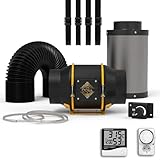 The Grow Premium Grow Kit Inline Rohrventilator 150 mm / 6 Zoll, 683 m³/h...