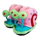 United Labels SpongeBob Schwammkopf 3D Hausschuhe Plüsch Gary, Bunt,...