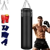 Boxsack für Erwachsene, schwerer gefüllter Sack und ungefülltes Boxen,...