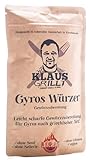 Klaus grillt Grillt - Gyros Würzer 250 g Standbeutel - Griechische...