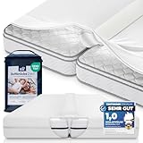 SCHLAFWOLKE Liebesbrücke 180x200 - unverrutschbar durch Anti-Rutsch-Bezug...