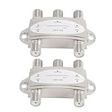 SENECESLI DiSEqC-Schalter-Splitter, Hohe Isolation, 4 X 1...