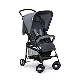 hauck Buggy Sport, Charcoal/Stone - Federleichter Reisebuggy 5,9 kg - mit...
