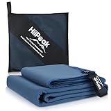 HiiPeak Mikrofaser Handtuch 2 Stück (160cmx80cm + 80cmx40cm) microfaser...