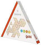 goki 56894 Tri-Domino - Dreifach-Domino, 76 Teile