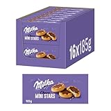 Milka Choco Minis – Mini Stars – Schokoladen-Kekse mit Milchcrème und...