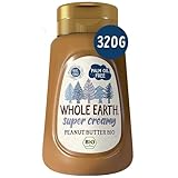 Whole Earth Bio Erdnussbutter Super Creamy Squeezer Flasche| Peanut Butter...