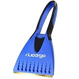 LICARGO Eiskratzer Auto Messingklinge - Eisfrei in einem Zug & schonend zur...