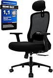 Milacyee Bürostuhl, Ergonomischer Bürostuhl mit Verstellbarer 4D...
