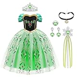 URAQT Mädchen Kostüm Kleid, Kinder Prinzessin Kostüm für Karneval Party...