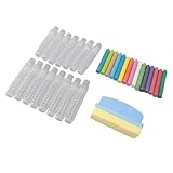 SIXRUN Harmloses, Staubfreies Kreideset mit Verschiedenen Farben und Halter...