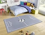 Hanse Home Home Adventures Kinderteppich Fußball - Kurzflor Teppich Junge...